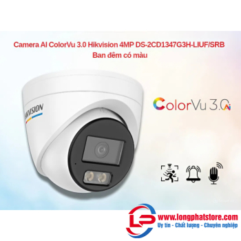 Camera IP 4MP Hikvision DS-2CD1347G3H-LIUF/SRB