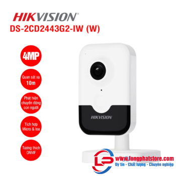 Camera Wifi 4MP HIKVISION DS-2CD2443G2-IW (W)