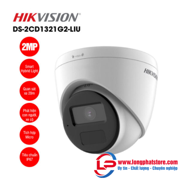 Camera IP 2MP bán cầu HIKVISION DS-2CD1321G2-LIU