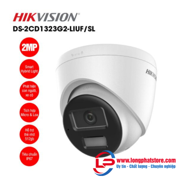 Camera IP 2MP bán cầu HIKVISION DS-2CD1323G2-LIUF/SL