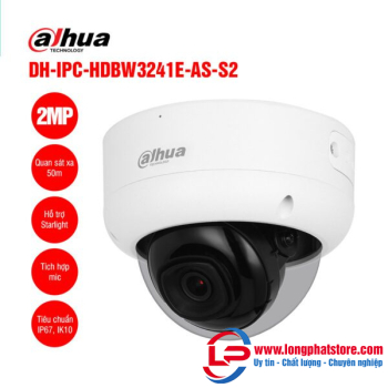 Camera IP 2MP DAHUA DH-IPC-HDBW3241E-AS-S2