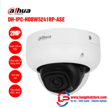 Camera IP 2MP DAHUA DH-IPC-HDBW5241RP-ASE