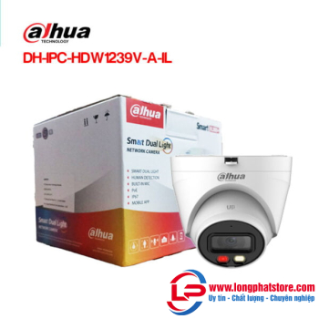 Camera IP 2MP DAHUA DH-IPC-HDW1239V-A-IL có mic