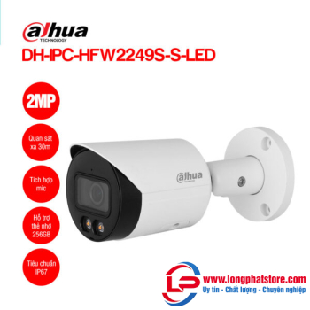 Camera IP 2MP DAHUA DH-IPC-HFW2249S-S-LED