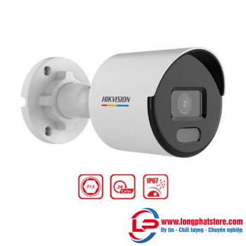 Camera IP 2MP thân trụ HIKVISION DS-2CD1027G2-LUF