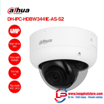 Camera IP 4MP DAHUA DH-IPC-HDBW3441E-AS-S2