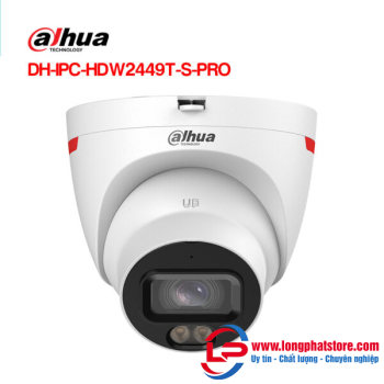Camera IP 4MP WizColor DAHUA DH-IPC-HDW2449T-S-PRO