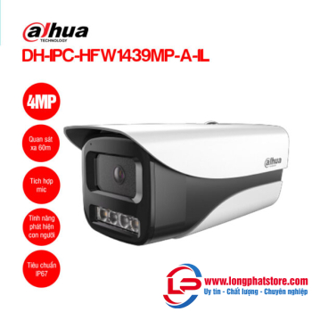 Camera IP 4MP DAHUA DH-IPC-HFW1439MP-A-IL