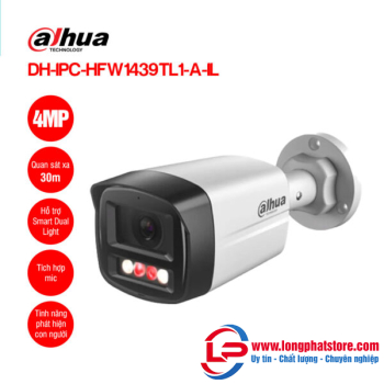 Camera IP 4MP DAHUA DH-IPC-HFW1439TL1-A-IL