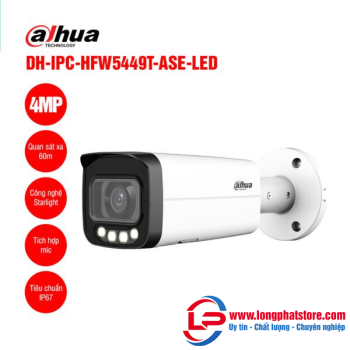 Camera IP 4MP DAHUA DH-IPC-HFW5449T-ASE-LED