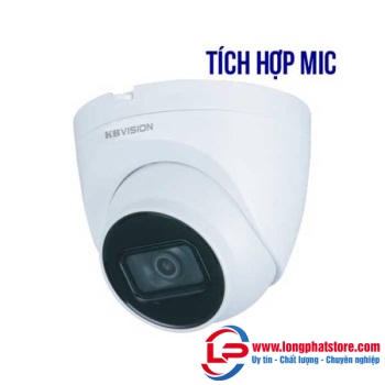 Camera IP 4MP KBVISION KX-C4012AN3 tích hợp mic