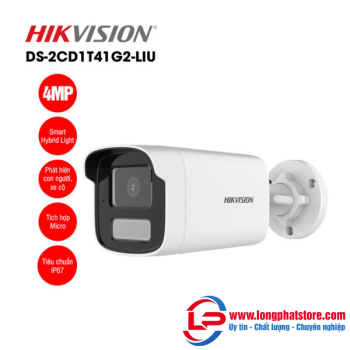 Camera IP 4MP thân trụ HIKVISION DS-2CD1T41G2-LIU