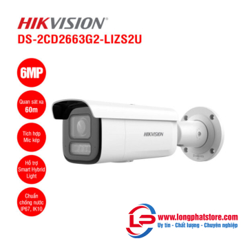 Camera IP 6MP Hikvision DS-2CD2663G2-LIZS2U