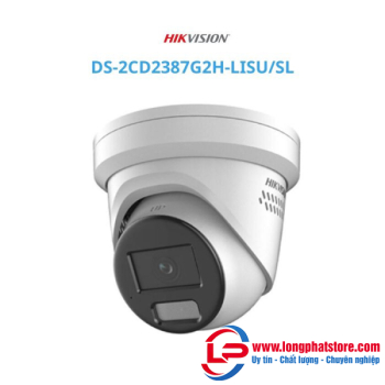 Camera IP bán cầu 8MP Hikvision DS-2CD2387G2H-LISU/SL
