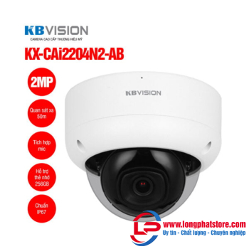 Camera IP Dome 2MP KBVISION KX-CAi2204N2-AB