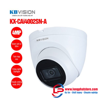 Camera IP Dome 4MP KBVISION KX-CAi4002SN-A