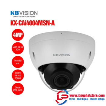 Camera IP Dome 4MP KBVISION KX-CAi4004MSN-A
