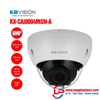 Camera IP Dome 8MP KBVISION KX-CAi8004MSN-A