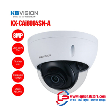 Camera IP Dome 8MP KBVISION KX-CAi8004SN-A