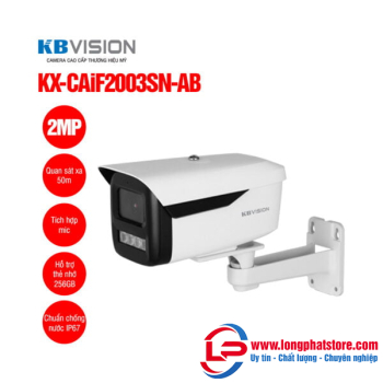 Camera IP Full Color 2MP KBVISION KX-CAiF2003SN-AB