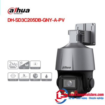 Camera IP PTZ 2MP DAHUA DH-SD3C205DB-GNY-A-PV