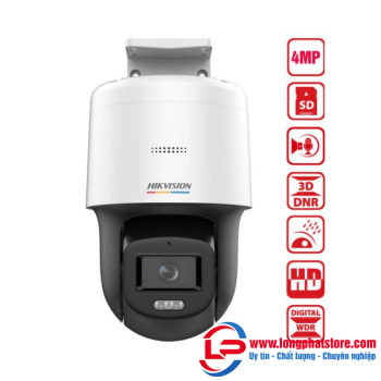Camera IP speed dome có màu 4MP HIKVISION DS-2DE2C400SCG-E