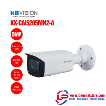 Camera IP thân trụ 5MP KBVISION KX-CAi5205MN2-A
