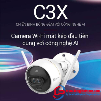 Camera IP Wifi Ezviz C3X 2mp tích hợp AI, báo động