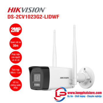 Camera IP Wifi 2MP HIKVISION DS-2CV1023G2-LIDWF