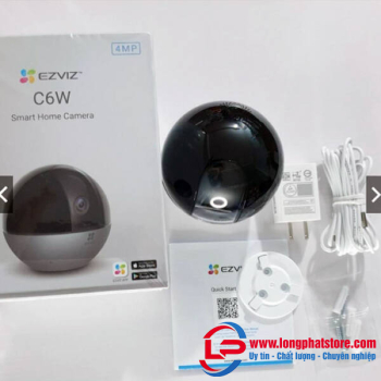 Camera IP Wifi 4MP EZVIZ C6W quay quét 360 độ