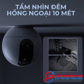 Camera mắt kép quay quét 2K+ EZVIZ C60P Dual Mix