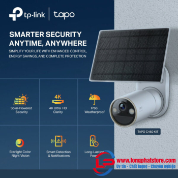 Camera năng lượng mặt trời TP-Link Tapo C460 KIT 4K