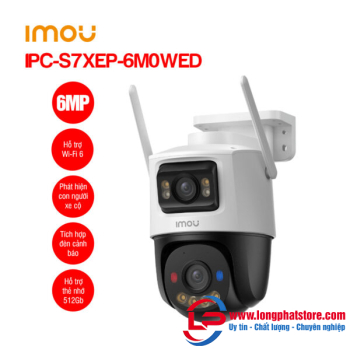Camera Wifi ngoài trời 6MP iMOU IPC-S7XEP-6M0WED [2 ống kính, quay quét]