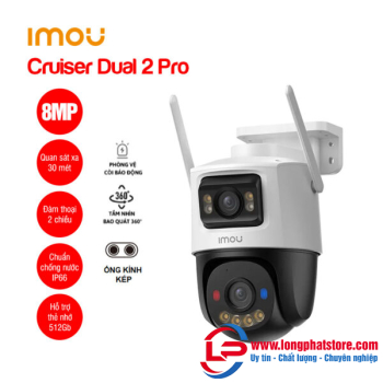 Camera Wifi 8MP iMOU Cruiser Dual 2 Pro (IPC-S7XFP-8U0WED)