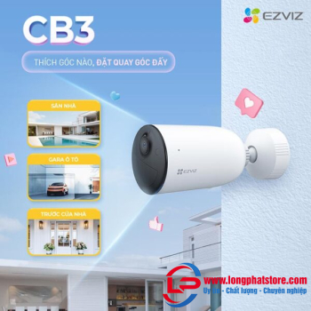 Camera WiFi Dùng Pin 2MP EZVIZ CB3