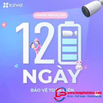 Camera WiFi Dùng Pin 2MP EZVIZ CB3