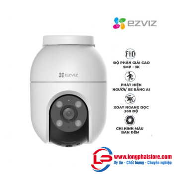 Camera WiFi EZVIZ C8C 3K (5MP, Quay quét thông minh)