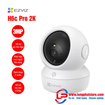 Camera WiFi quay quét EZVIZ H6c Pro 2K 3MP