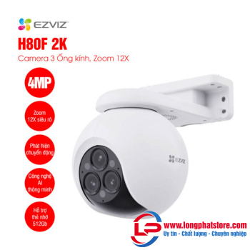 Camera WiFi EZVIZ H80F 2K 4MP
