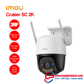 Camera Wifi iMOU Cruiser SC 2K 3MP (IPC-K7FP-3H0WE), quay quét 360 độ
