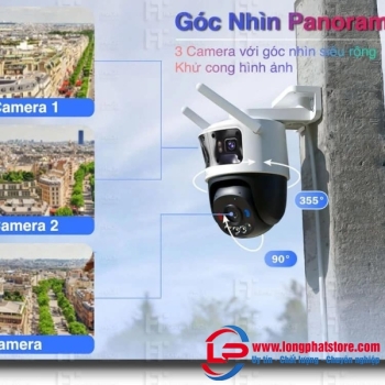 Camera Wifi IMOU Cruiser Triple 11MP IPC-S7UP-11M0WED [3 ống kính, ngoài trời]