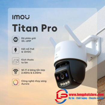 Camera Wifi IMOU TITAN PRO IPC-U7LP-6V0NE 6MP 3K+