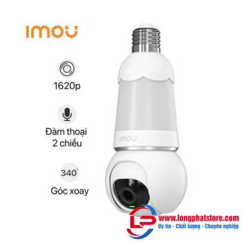 Camera Wifi quay quét bóng đèn 5MP iMOU IPC-S6DP-5M0WEB-E27