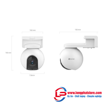 Camera Wifi quay quét dùng pin EZVIZ EB8 4G 2K
