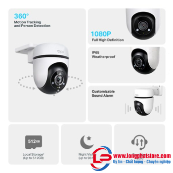 Camera Wifi TP-Link Tapo C500 1080p [Quay Quét Ngoài Trời]