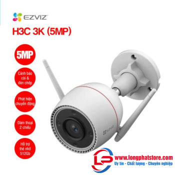 Camera WiFi thông minh 5MP EZVIZ H3C 3K (CS-H3c-R100-1J5WKFL)
