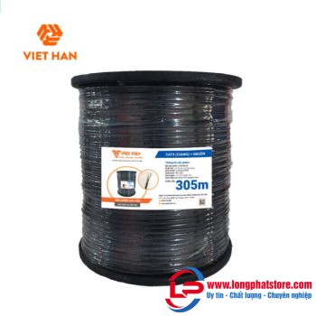Cáp điện thoại 305m Việt Hàn CAT3 25AWG + nguồn