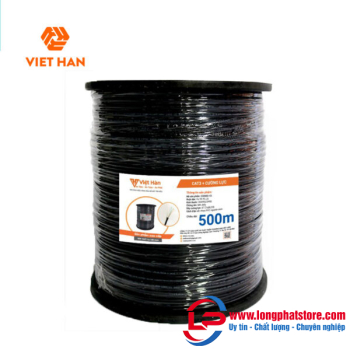 Cáp điện thoại 500m Việt Hàn CAT3 26AWG + Cường lực