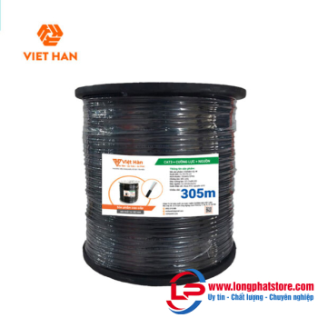 Cáp điện thoại 305m Việt Hàn CAT3 26AWG + Cường lực + Nguồn