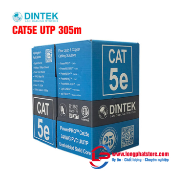 Cáp mạng Dintek CAT.5E UTP 305m (1101-03029)